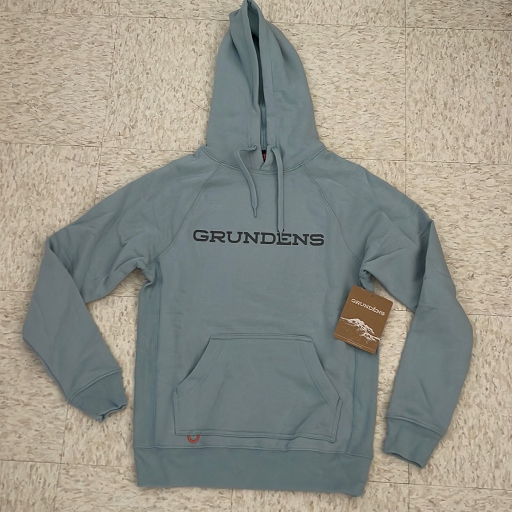 Womens Grundens hoodie xs surf blue
